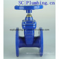 Din3352-F4/F5 Resilient Seated Gate Valve Flanged End Non Rising Stem